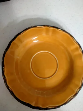 Set 4 Tazze Pagnossin Ceramica Giallo