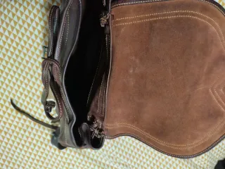 Zurrón de cuero para caza