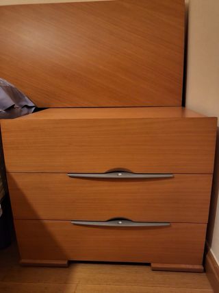 Conjunto habitación matrimonio madera