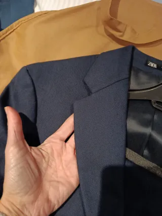 Traje de graduación azul marino