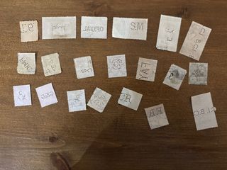 Lotto francobolli perforati