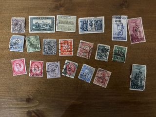 Lotto francobolli perforati