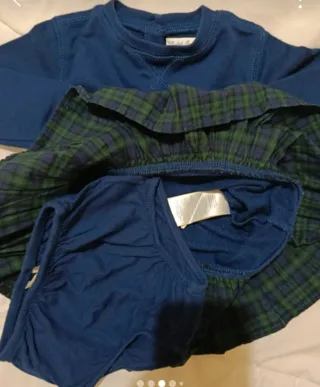 Abito felpato bimba 18 mesi con mutandina Ralph