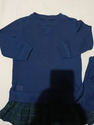 Abito felpato bimba 18 mesi con mutandina Ralph