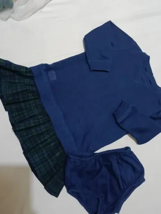 Abito felpato bimba 18 mesi con mutandina Ralph