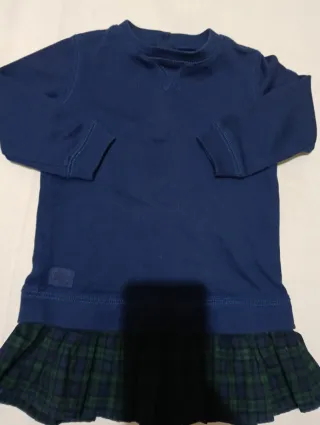 Abito felpato bimba 18 mesi con mutandina Ralph