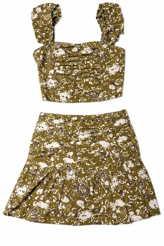 Conjunto Top y Falda Sin Estrenar - Mango