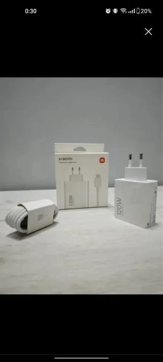 Caricabatterie Xiaomi 120W e Cavo