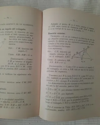 BACHILLERATO. matemáticas 4°curso.año 1935.