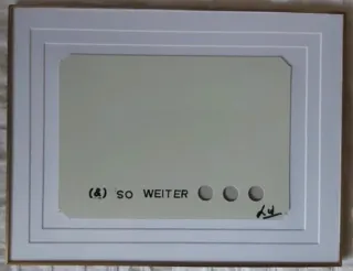 Póster firmado Lawrence Weiner