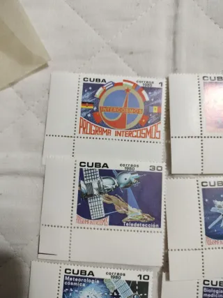 Francobolli Cubani 1980 Programma Intercosmos