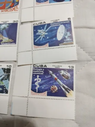 Francobolli Cubani 1980 Programma Intercosmos