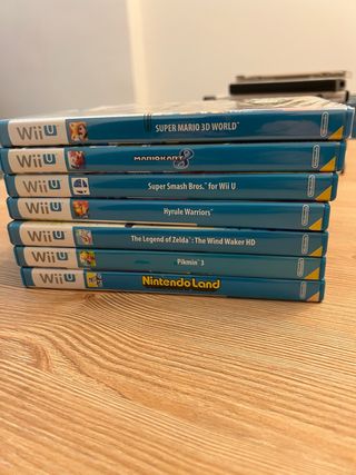 Lote 7 Juegos Wii U: Mario Kart, Zelda, Pikmin