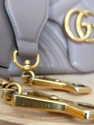 Bolso Gucci Marmont Beige Multicolor