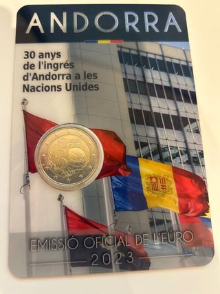 Moneda Andorra 2023 Naciones Unidas