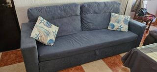 Sofá Cama celeste 2.36m