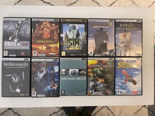 Lote 10 Juegos PC FX