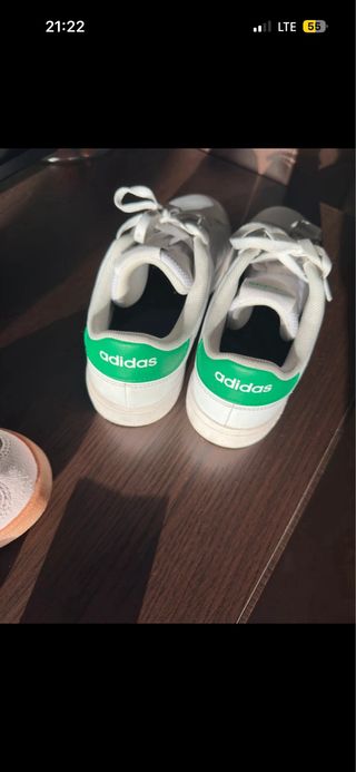 Zapatillas Adidas Blancas y Verdes