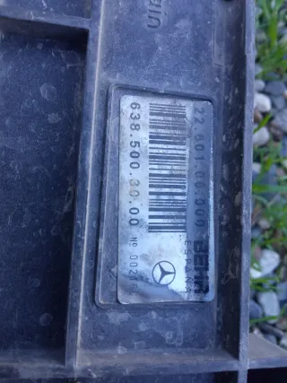 Radiador y electroventilador Vito W638 2.3 TD