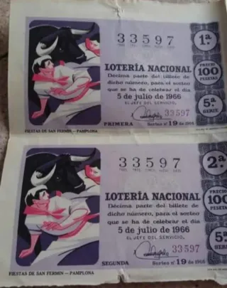 Billetes Lotería Nacional Colección