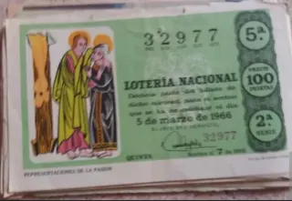 Billetes Lotería Nacional Colección