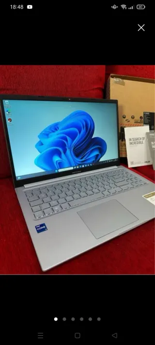 Portátil Asus vivobook i7 Gris/Plata