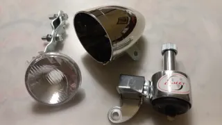 Faro y dinamo para bicicleta clásica