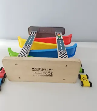 Lote juguetes madera bebé