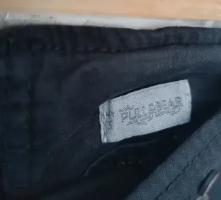 Falda ajustada negra talla S