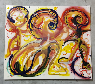 bambini quadro moderno astratto originale su tela