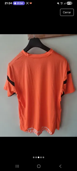 Camiseta deportiva J'Hayber naranja