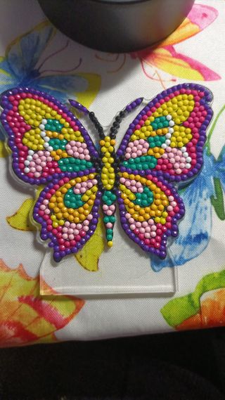 Diamond Painting Farfalla Luminosa Fatto a Mano