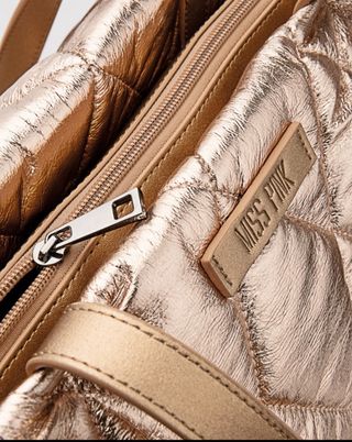 Bolso Shopper Miss Pink Pisa Oro Rosa