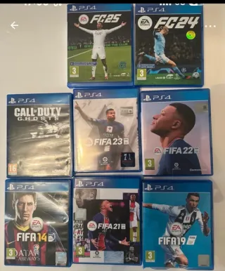 PS4 (PlayStation 4) Negra con FIFA