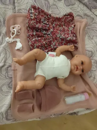 Bebé Reborn Articulado Segunda Mano De Tela
