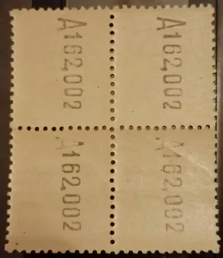 Bloque 4 Sellos Telégrafos 10 Céntimos España 1932