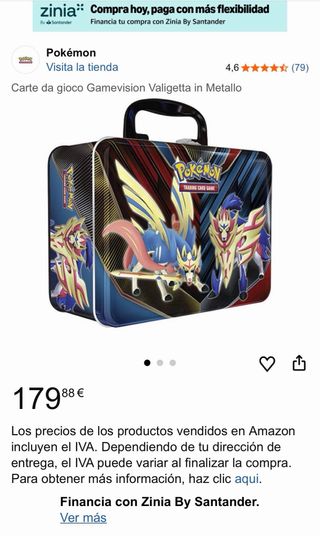 Caja Metálica Pokémon Trading Card Game