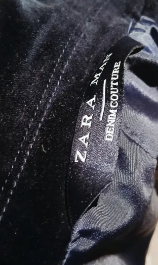 Chaqueta de Terciopelo Zara Negra