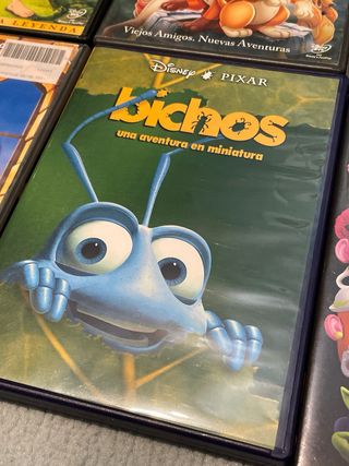 Lote 6 Películas Disney y Pixar DVD