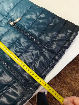 Chaqueta acolchada mujer azul