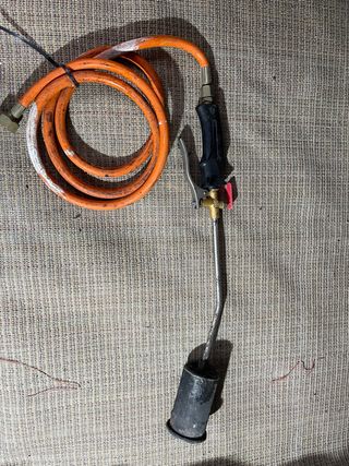 Soplete de gas con manguera