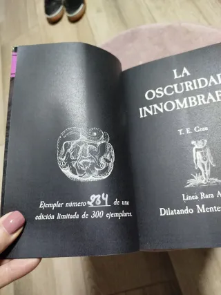 La oscuridad innombrable (Spanish Edition)