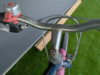 Bicicleta Btwin niña rosa y azul