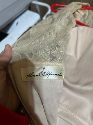 Vestido fiesta lentejuelas talla 42 , Alma Gemela