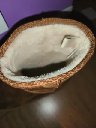 Botines marrones con pelo