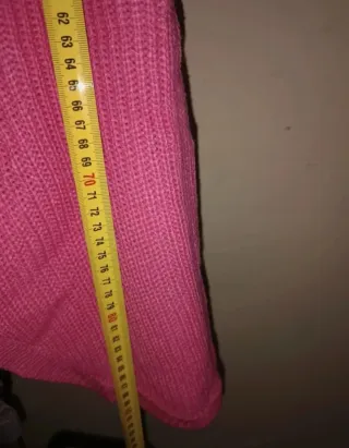 Jersey de punto cuello alto bicolor