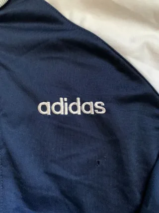 Chaqueta Adidas Vintage 90s Azul Blanca Roja