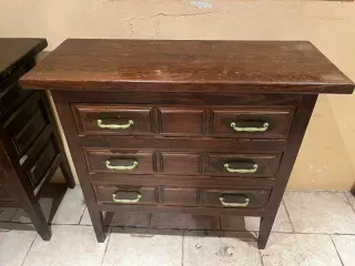 Cómoda Castellana 3 Cajones Madera