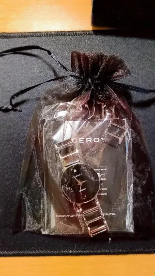 Reloj Viceroy Cerámica Negro y Plateado