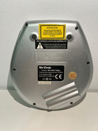 Discman Reproductor CD/MP3 Mx Onda